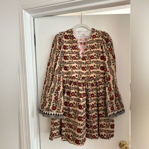 Alix Of Bohemia Brown Maple Short Savannah Climbing Ivy Dress